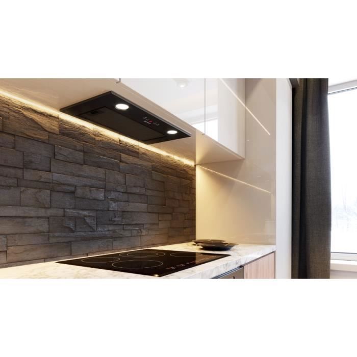 GLOBALO 60cm cooker hood, 3 speeds, recirculation 585 m³