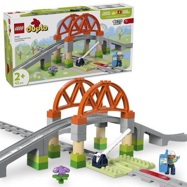 LEGO Duplo 10426 Dzelzceļa tilta un sliežu paplašinājums<br>