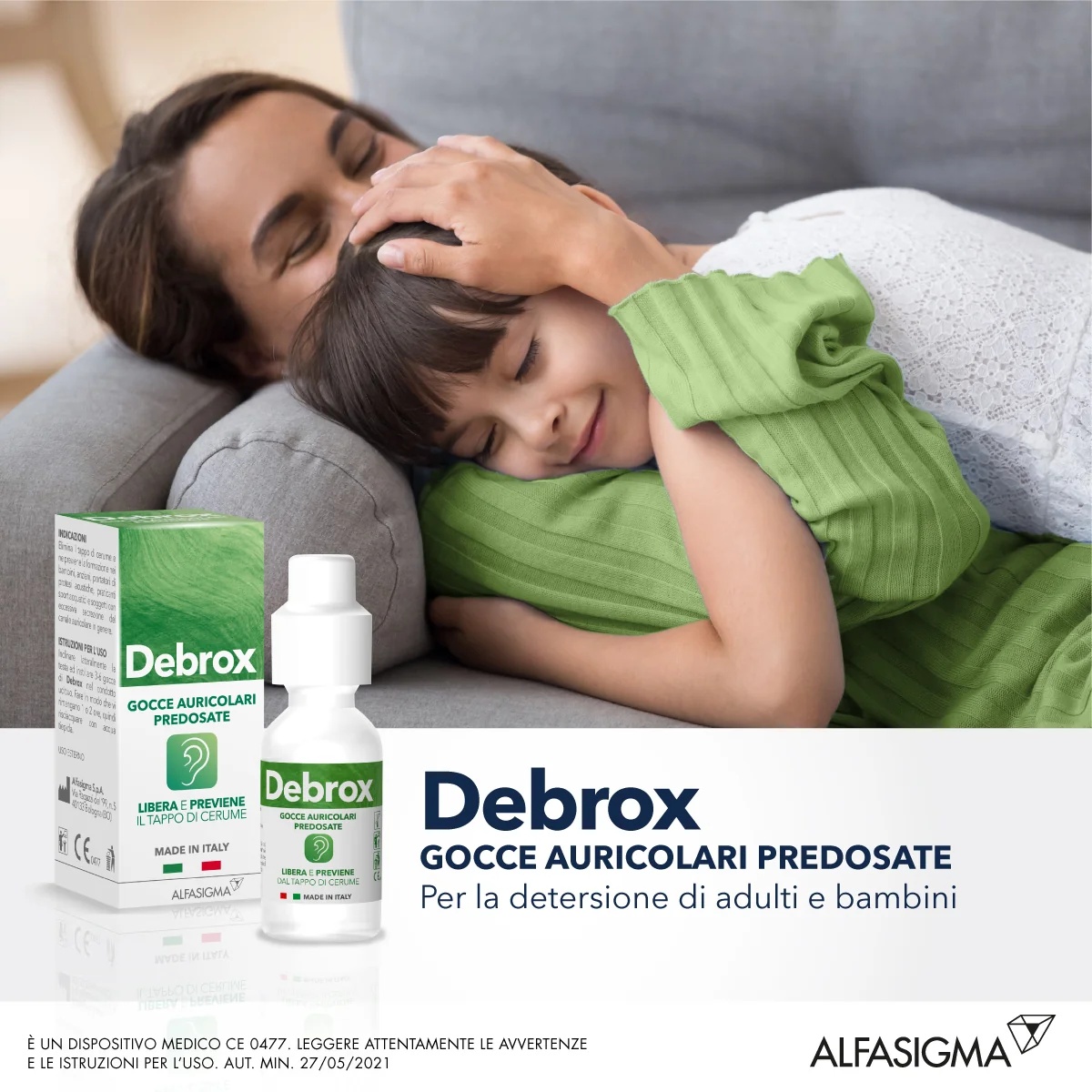 ALFASIGMA Debrox vordosierte Ohrentropfen 15 ml wirken gegen Ohrenschmalzverstopfung.