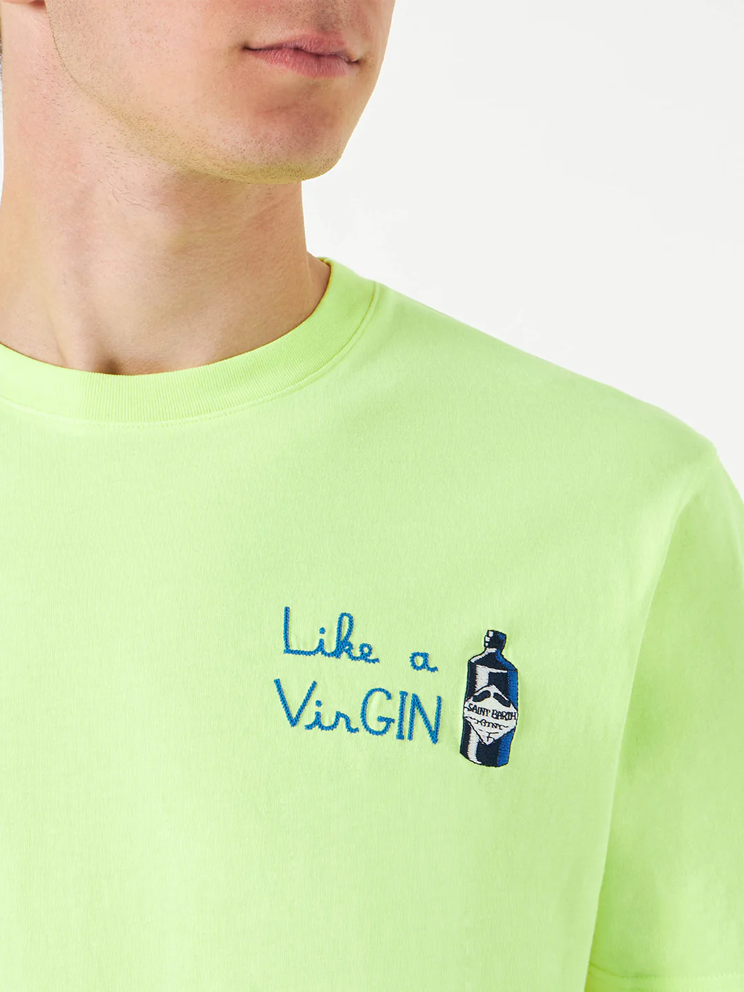 Heren katoenen T-shirt met 