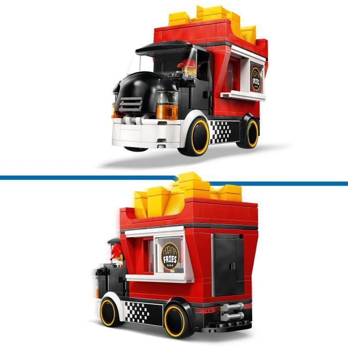 LEGO City 60488 Le Food-Truck de Frites - Jouet de Construction dès 5 ans - Idée Cadeau