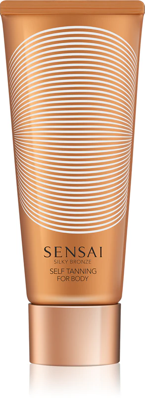 Samoopaľovací krémový gél Sensai Silky Bronze na telo so samoopaľovacími vlastnosťami