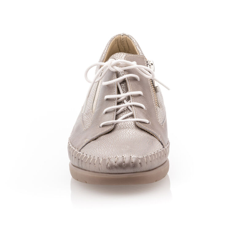Zapatos cómodos para mujer, color gris.