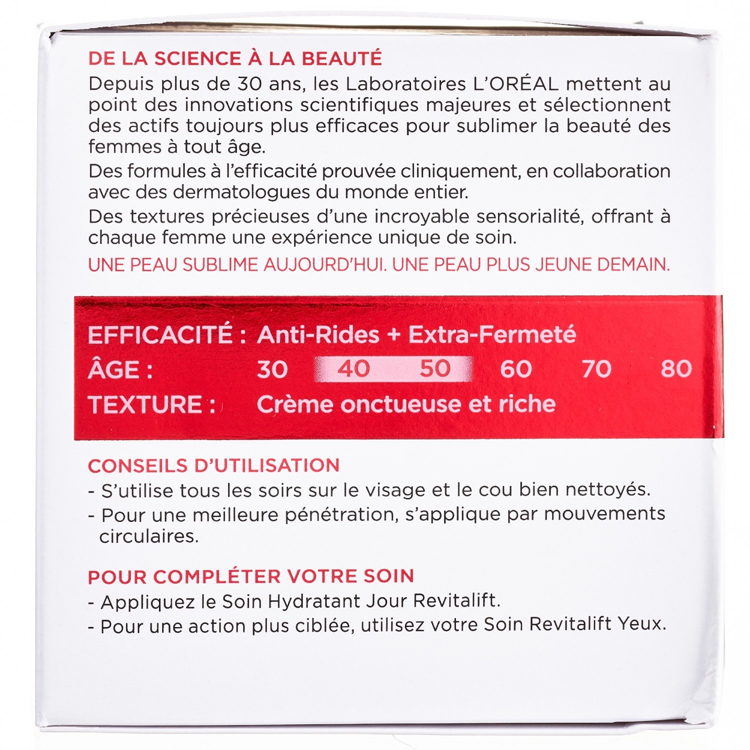 L’Oréal Paris Soin Nuit Hydratant + Fermeté