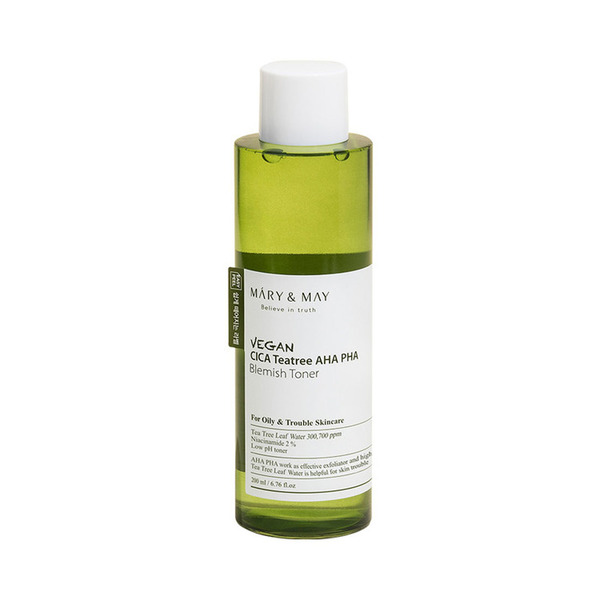 Mary & May Vegansk CICA Tea Tree AHA PHA Toner 200ml