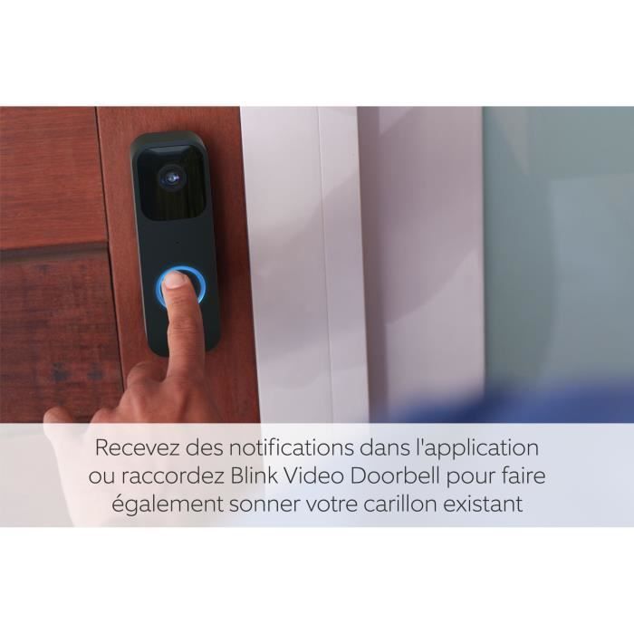 Timbre inteligente - BLINK - Timbre con vídeo - Negro
