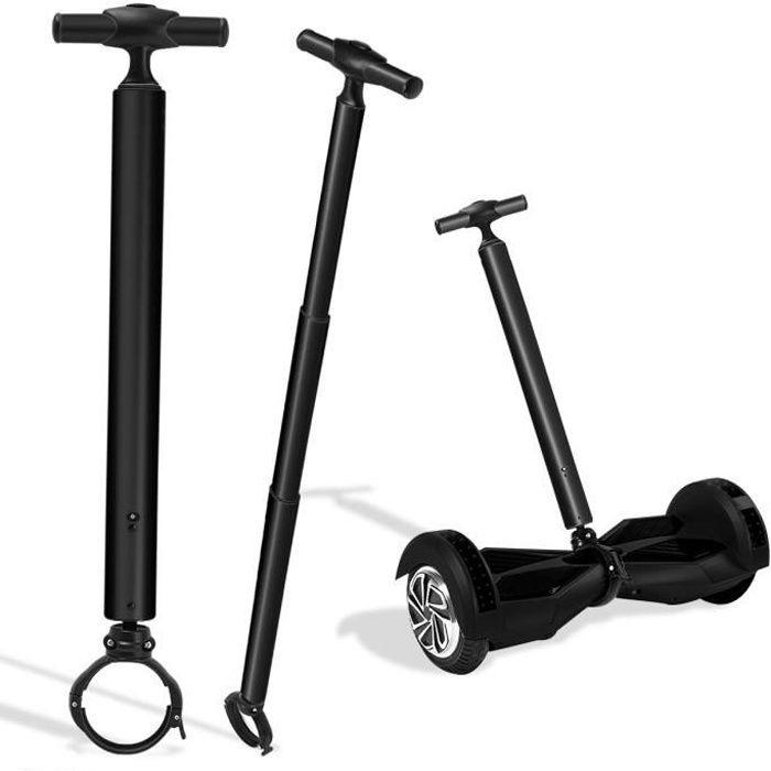 TEMPSA Aluminum Handlebar Control Support for 6.5'' Hoverboard Self-Balancing Black