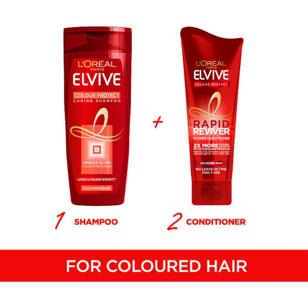 L'Oréal Paris Elvive Rapid Reviver Treatment pro ochranu barvy 180ml