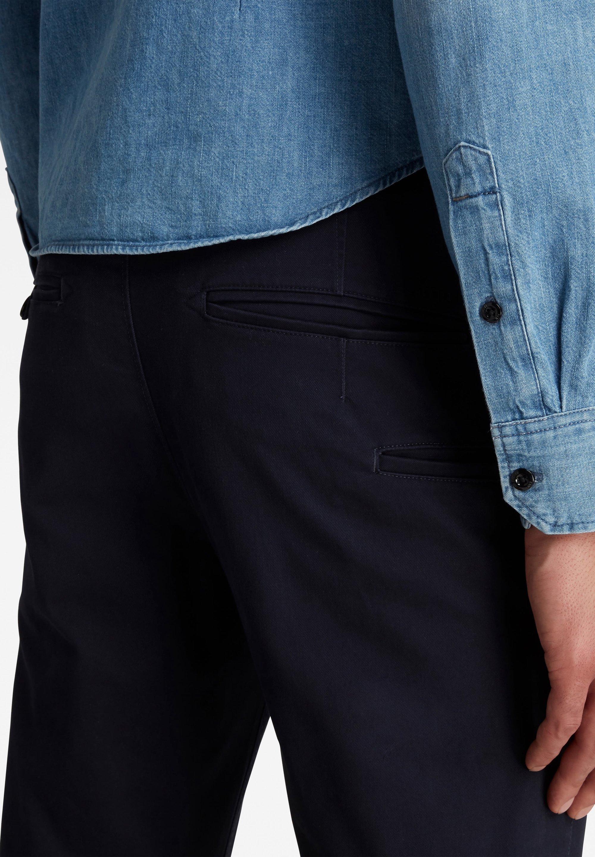 G-STAR Chinos - ciemnoniebieskie