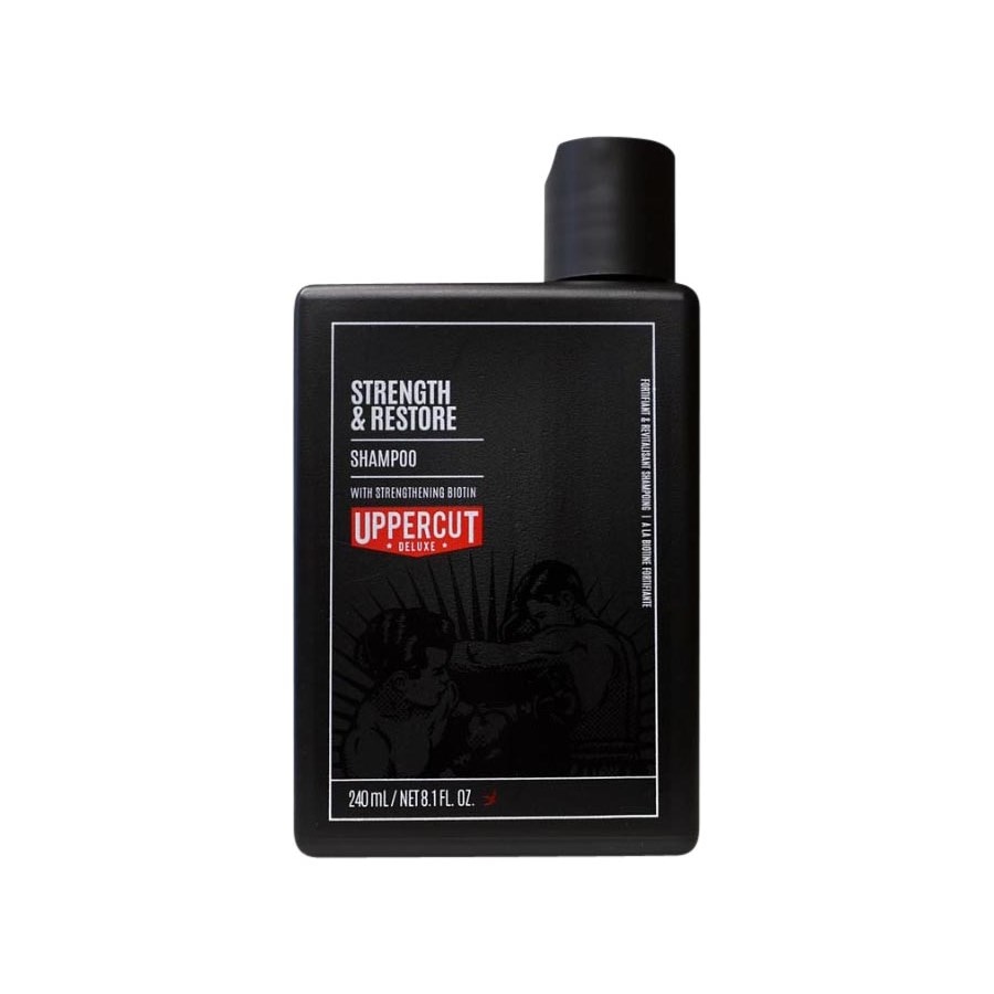 Shampooing UPPERCUT DELUXE – Shampooing fortifiant et régénérant – 240 ml