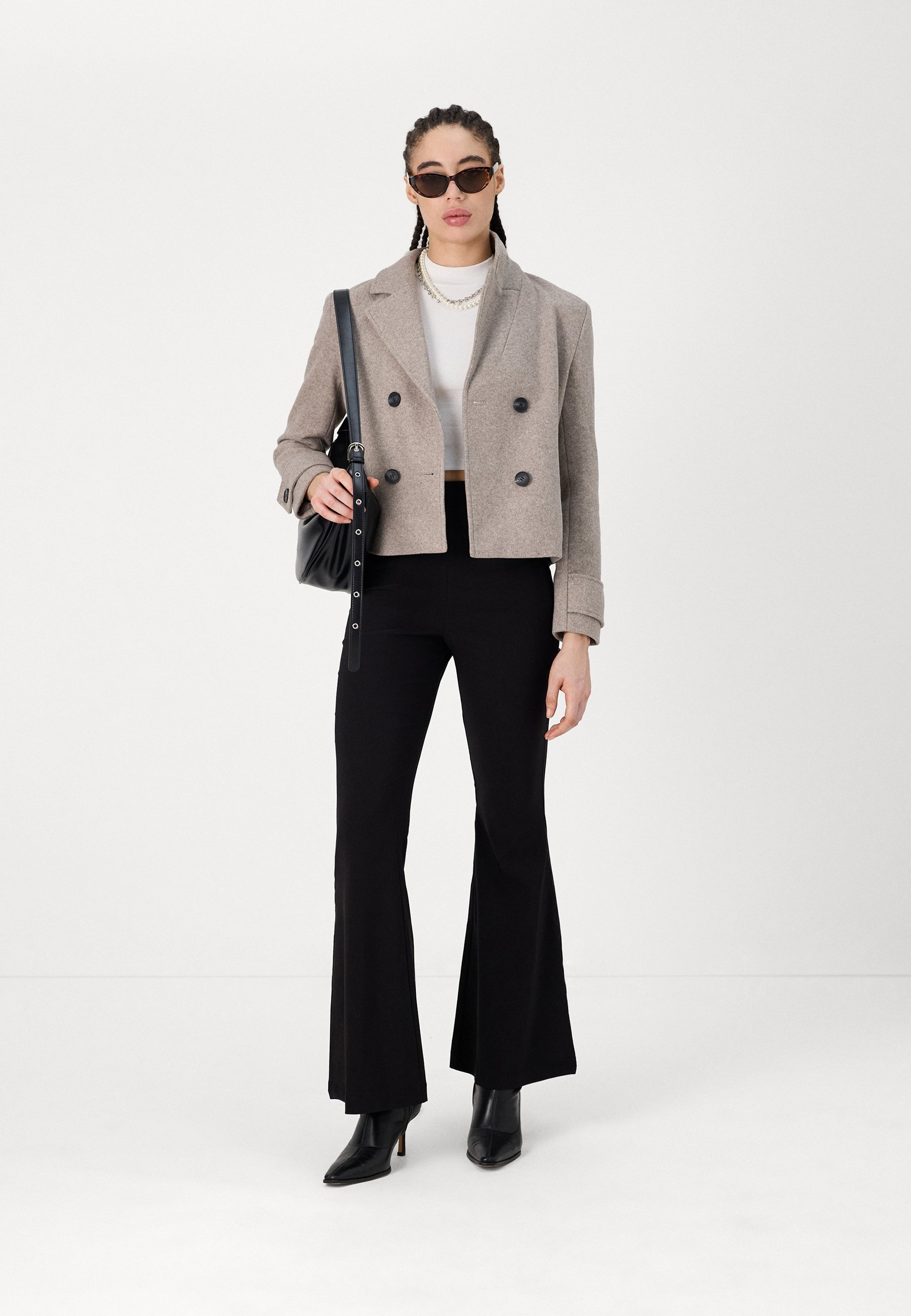 ONLY ONLFREJA LIFE - Blazer - moka meringue mélangée