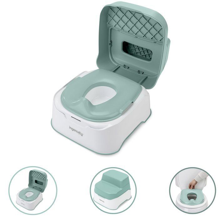 INGENUITY Pot d'apprentissage, réducteur de toilette et marche pied 3 en 1