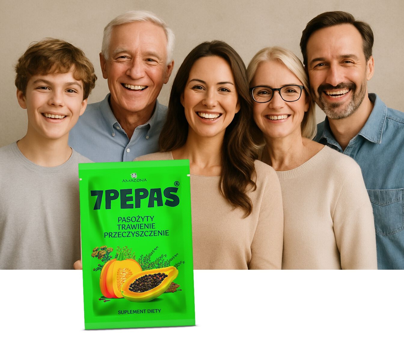 7PEPAS Lassativo digestivo e antiparassitario