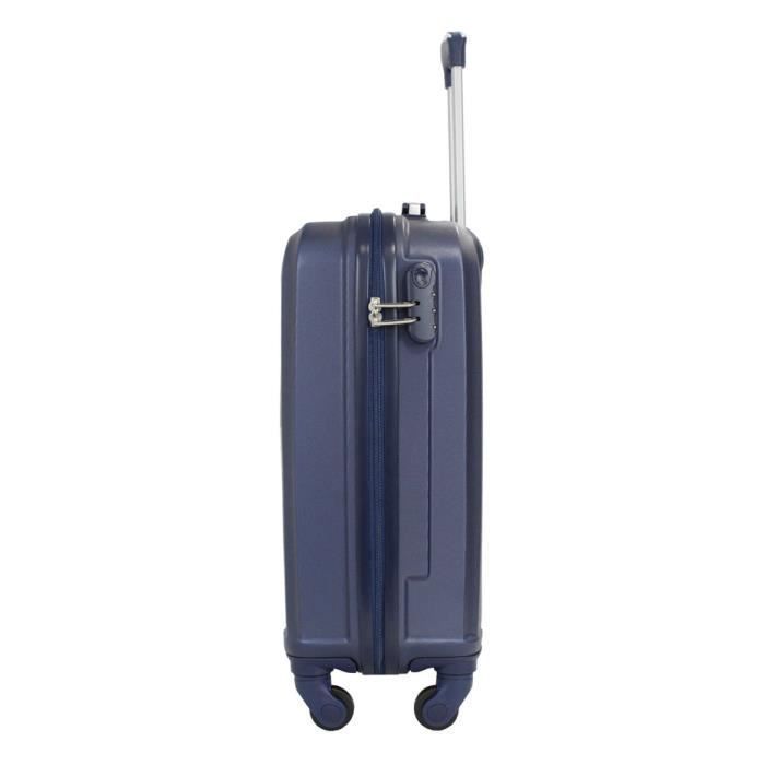 Maleta de cabina y neceser de 4 ruedas Alistair Iron Collection - ABS ultrarresistente - Azul