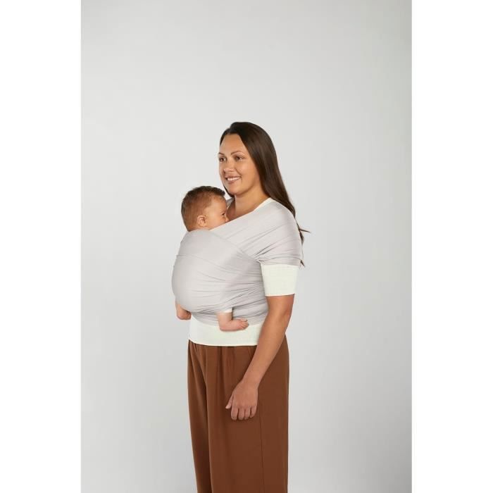 Écharpe de portage pour nouveau-nés de la naissance à 11 3 kg Mesh en polyester recyclé et élasthanne élastique et BANDANA