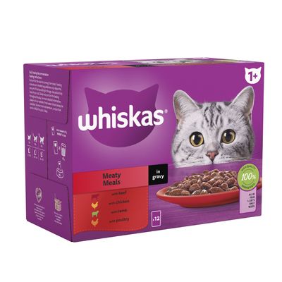 Whiskas 1+ Plats de viande en sauce
