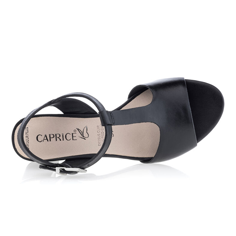 Sandalias negras para mujer / Zapatos de punta abierta