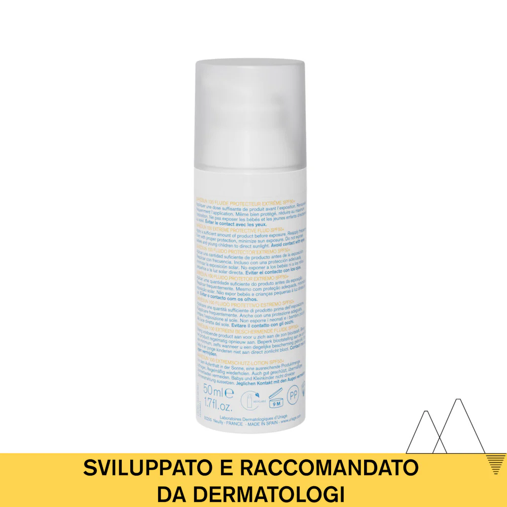 BARIESUN 100 Fluido Protettivo Estremo SPF50+ - Solare viso alta prot.