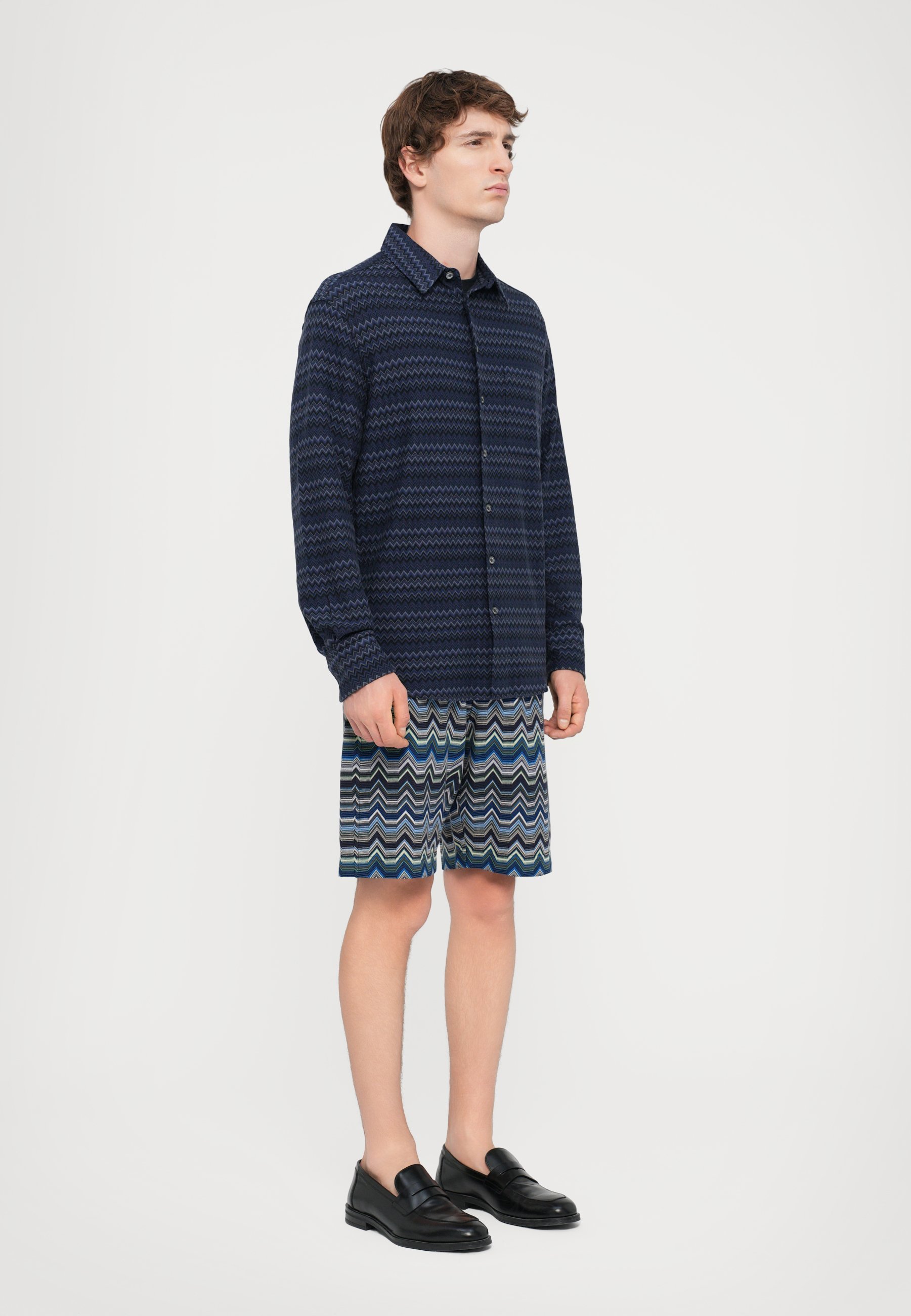 Chemise Missoni - tons bleus