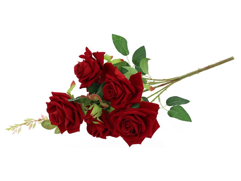 Bukiet róż 55 cm 5 szt. czerwonych