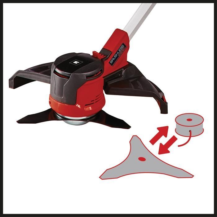 Desbrozadora inalámbrica Einhell AGILLO 36/255 BL - Solo PXC (36 V, 6400 rpm). Se suministra sin batería ni cargador.