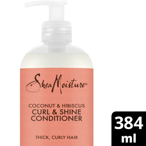 Kondicionér SheaMoisture pro kudrnaté a lesk vlasů 384 ml