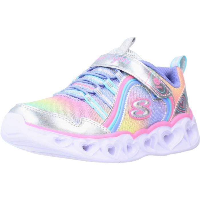Tênis Infantil - SKECHERS - 104810 - Branco - Com Cadarço - Menina