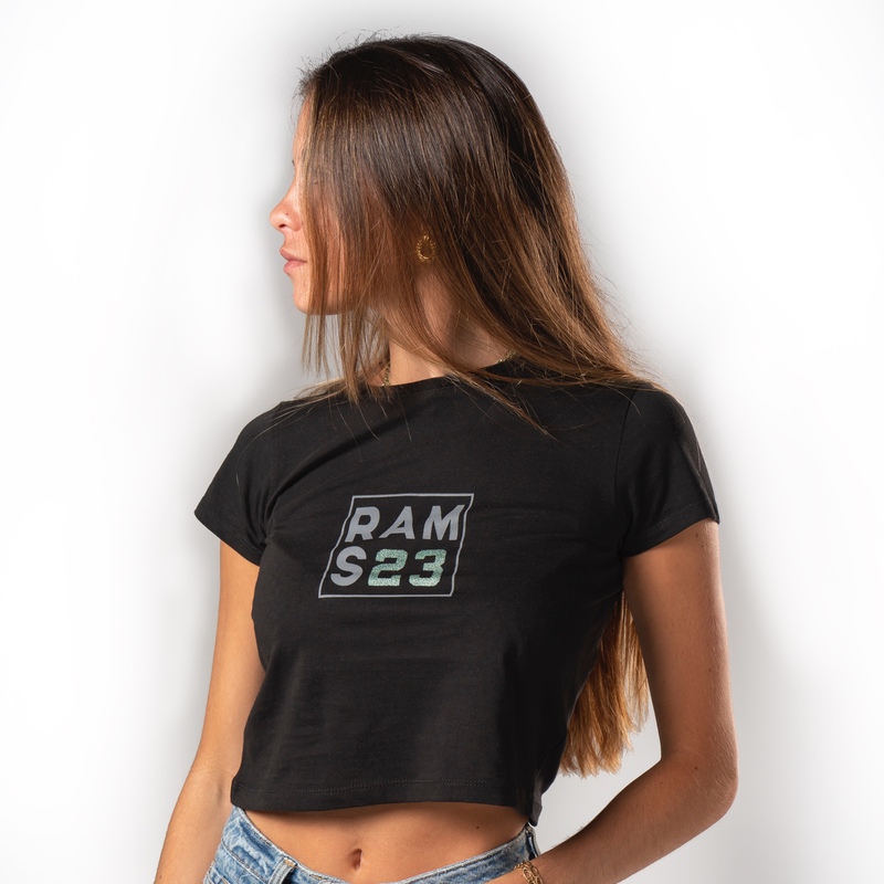  Rams T-shirt med 23 firkanter