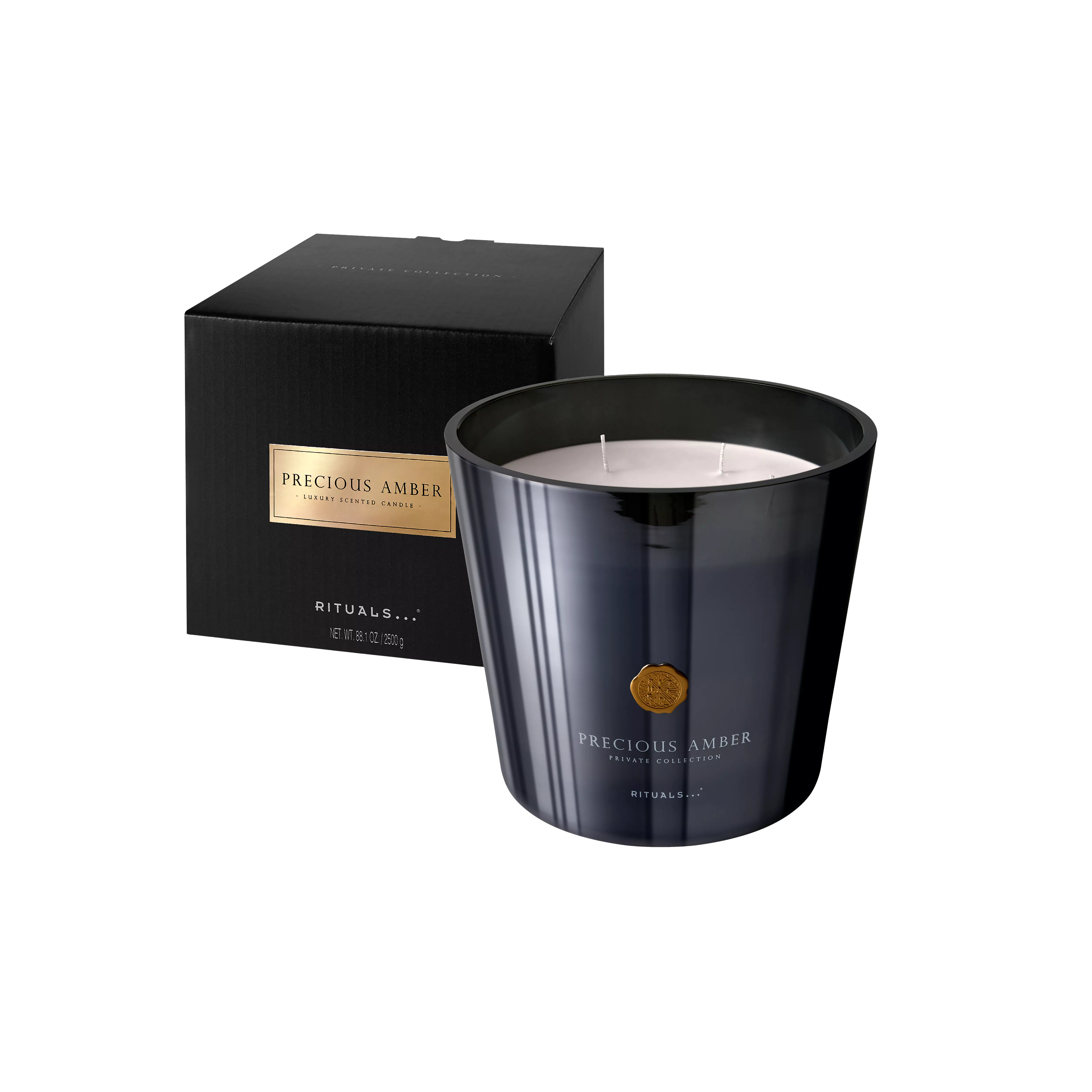 Vela perfumada XXL de ámbar precioso de The Mansion Collection