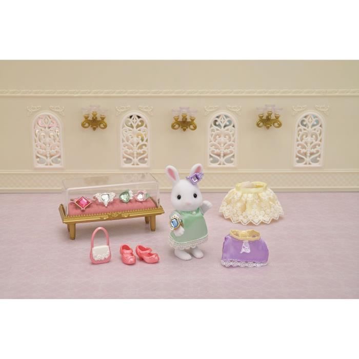 Miniaturfiguren – SYLVANIAN FAMILIES – 5647 – Modekoffer und große Schwester Schneehäschen
