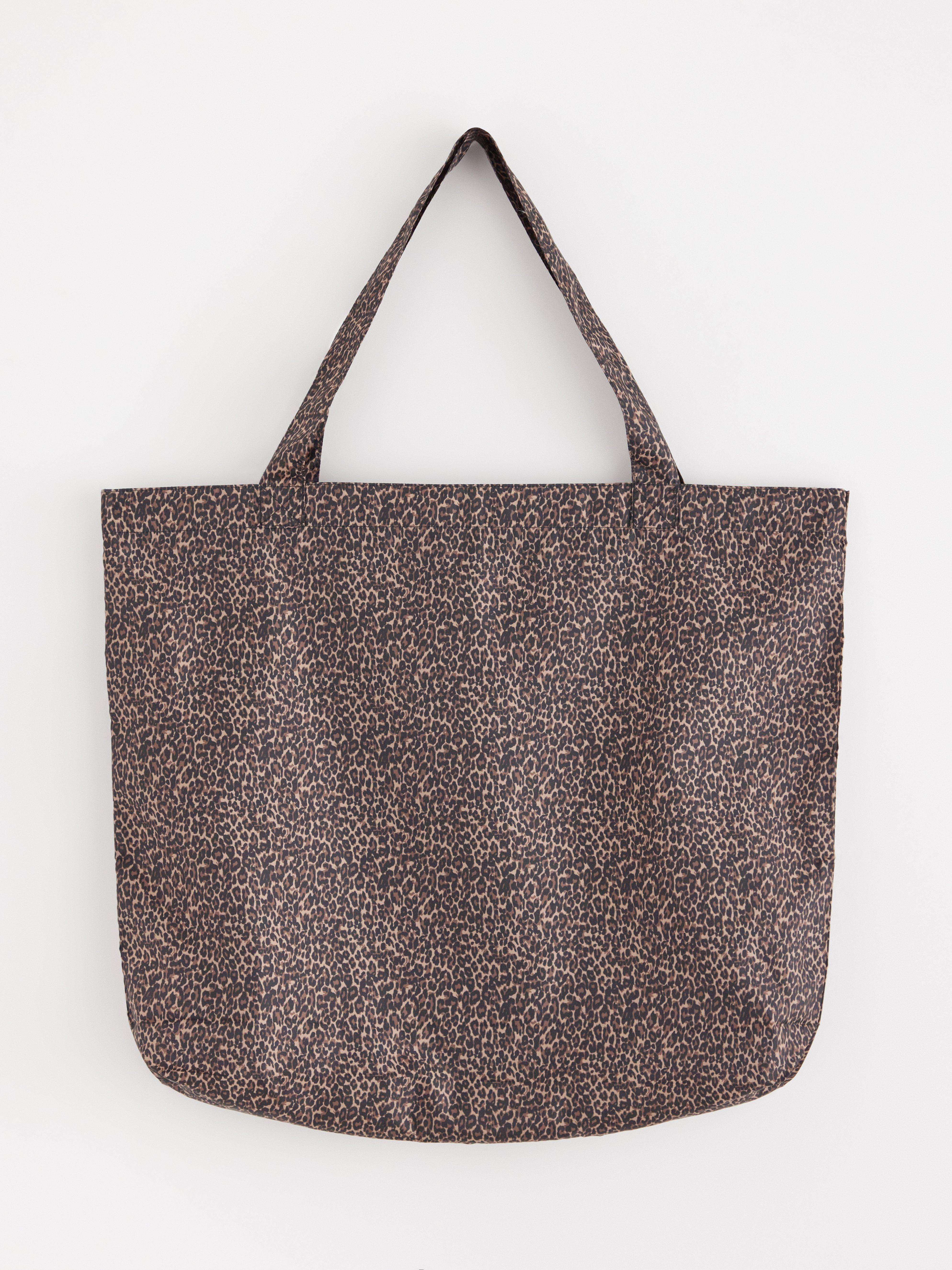 Bolsa de compras plegable marrón