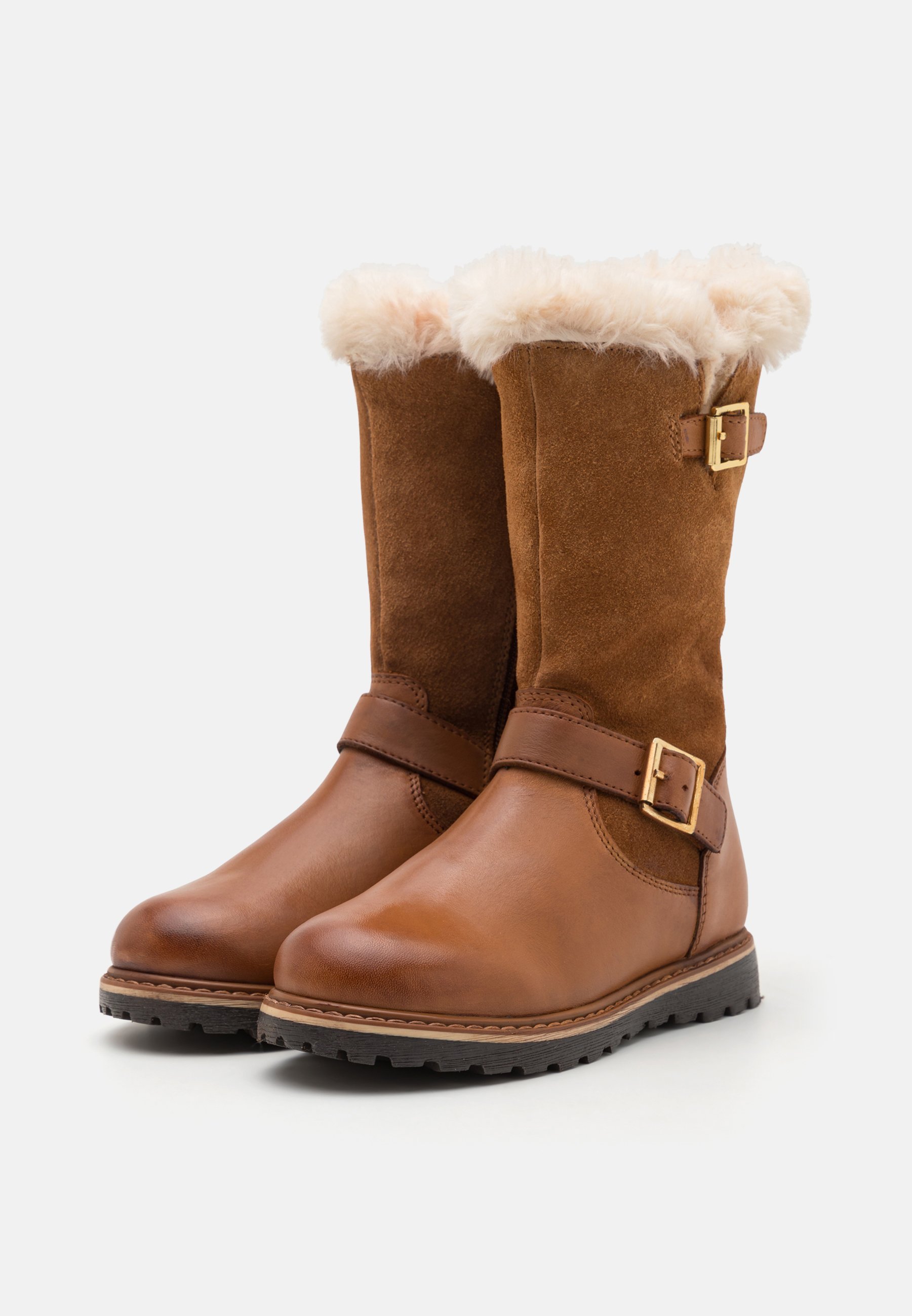 Friboo CUIR - Bottes - cognac
