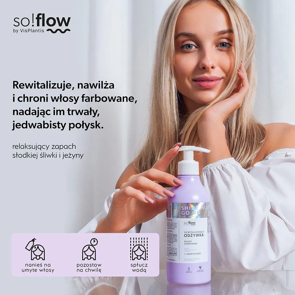 So!Flow Rewitalizująca Odżywka do włosów Farbowanych