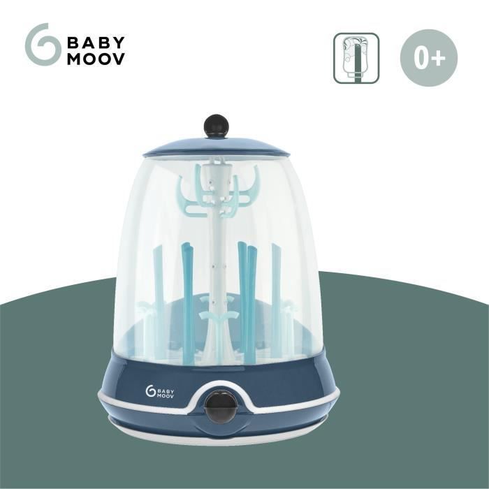 BABYMOOV Turbo Steam(+) - 2-in-1, stoomflessensterilisator en flessenafvoer