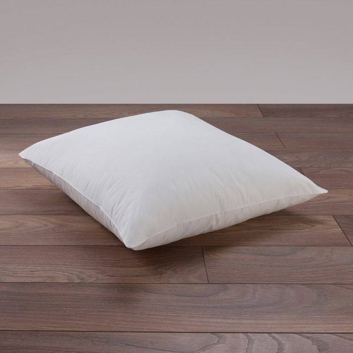 DODO - Set di 4 cuscini morbidi - 60 x 60 cm - 100% poliestere VOLUPT'AIR - Bianco