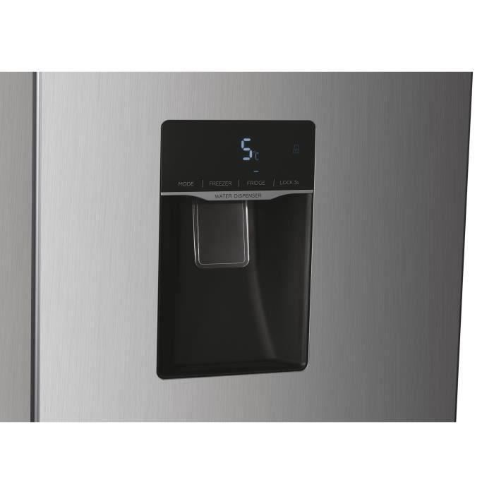 Réfrigérateur Américain - CANDY - CHSBSO-6174XWD - No Frost - Classe E - 529 L - 39 dB - Inox