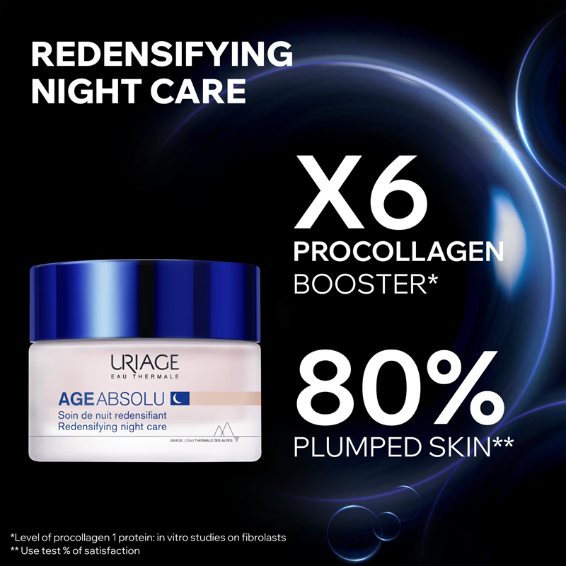 Uriage Age Absolu Redensifying Night Care - Cuidado noturno antienvelhecimento