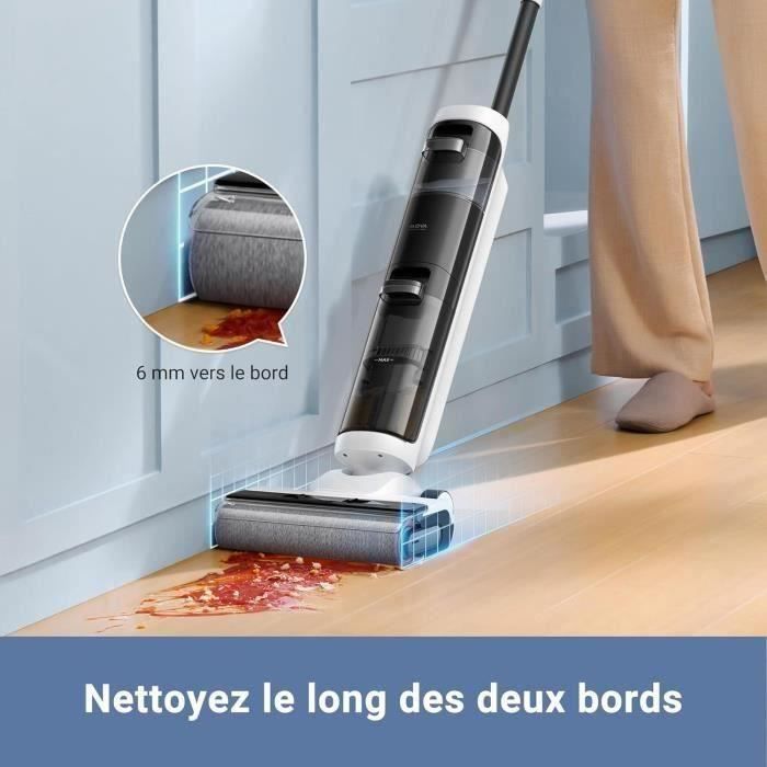 MOVA K20 - Aspirateur Laveur Sec Et Humide - Poids Léger de 4 kg - Nettoyage Auto Double Rotation - Écran LED
