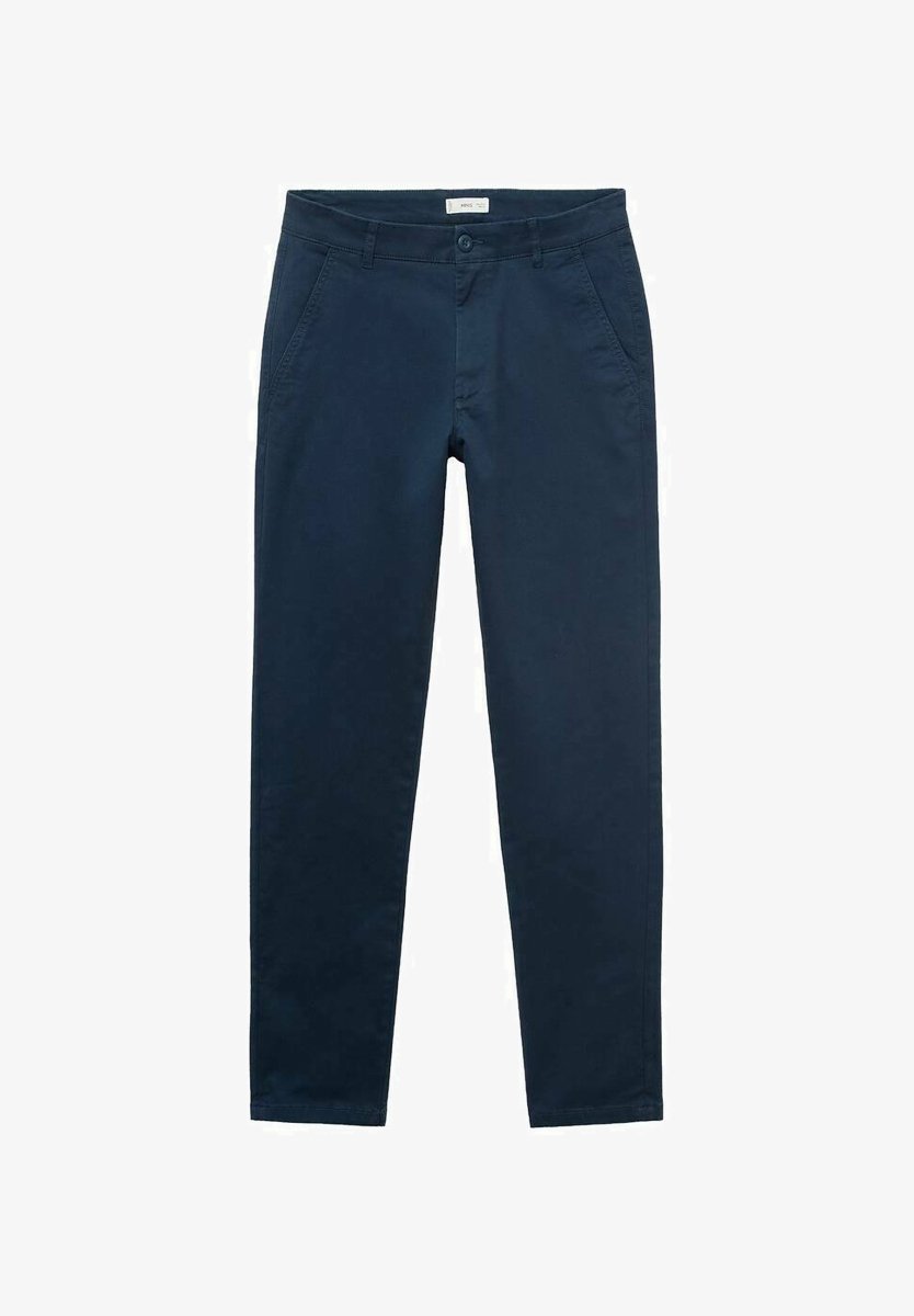 Calça chino infantil Mango - azul royal