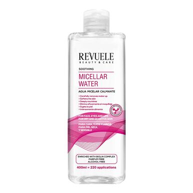 Revuele Misellivesi Rauhoittava misellivesi kasvoille ja huulille 400 ml 400 ml