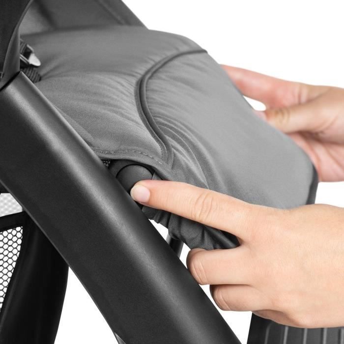 HAUCK - Kompaktit lastenrattaat - SHOPPER NEO II - 4 pyörää - Harmaa