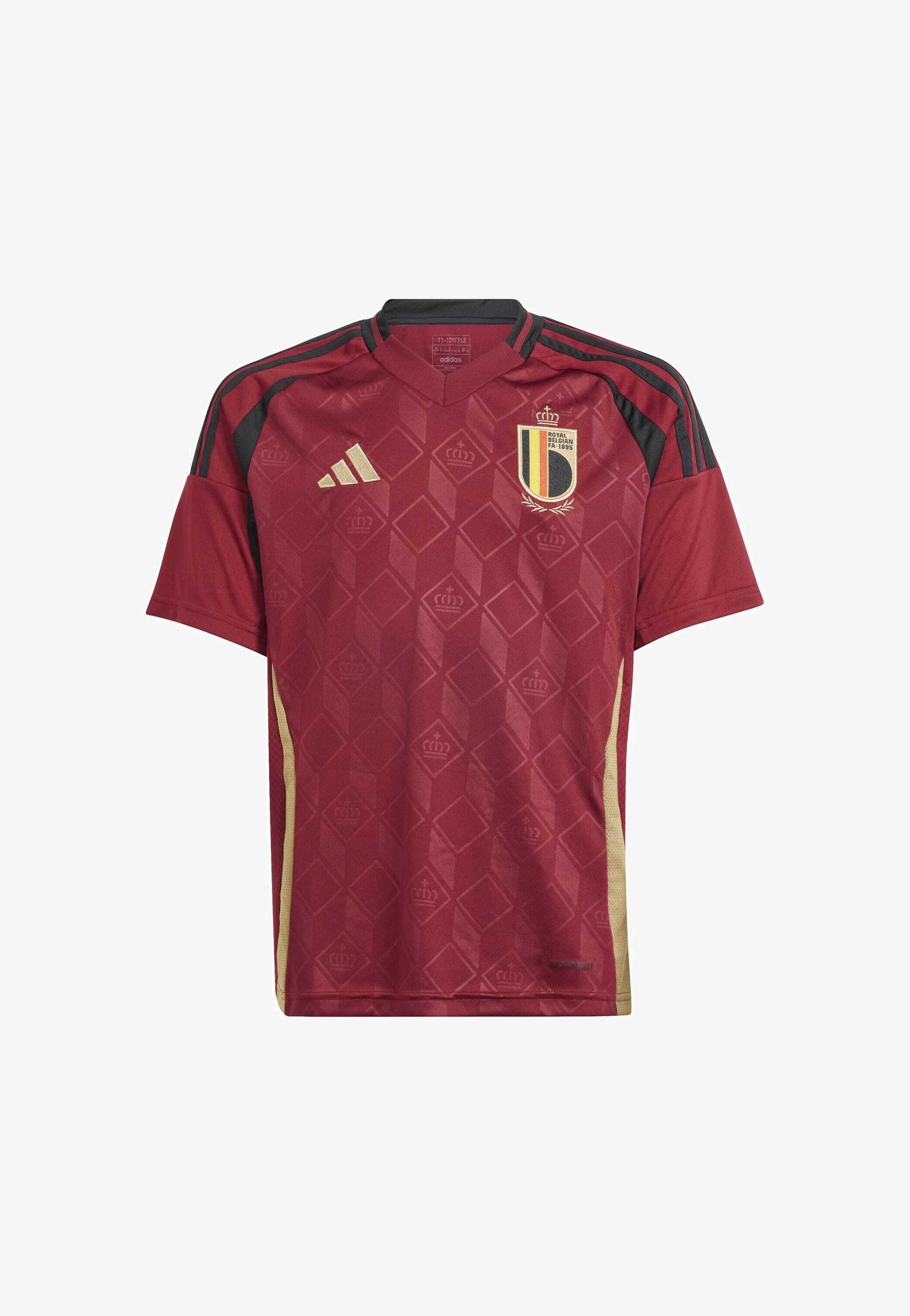 adidas Performance BELGIUM 24 HOME KIDS - Voetbalshirt - teamkleur bordeauxrood