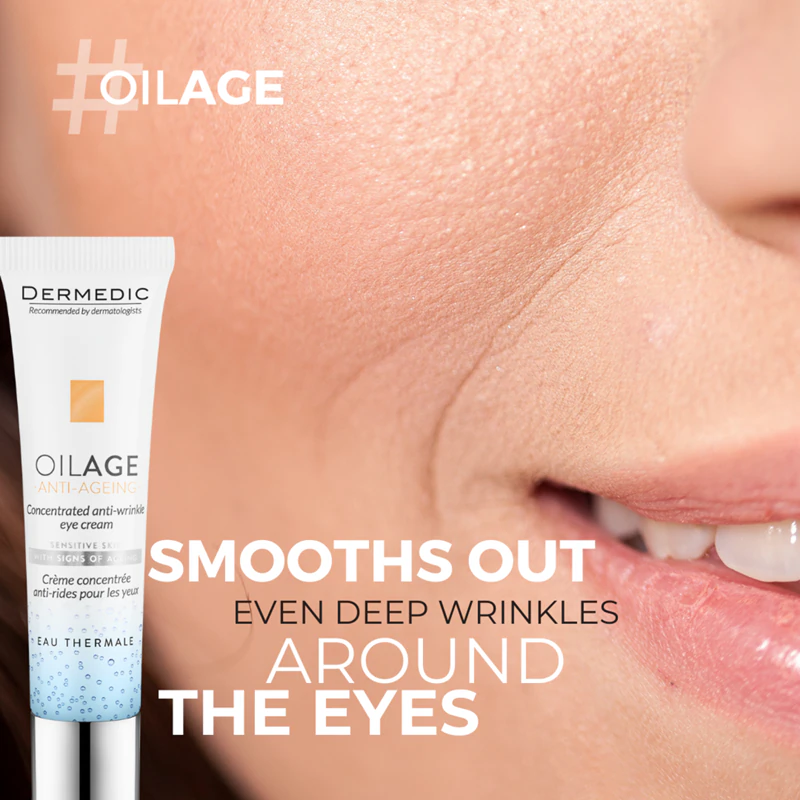 Dermedic Oilage Creme Concentrado Anti-Idade e Antirrugas para a Área dos Olhos