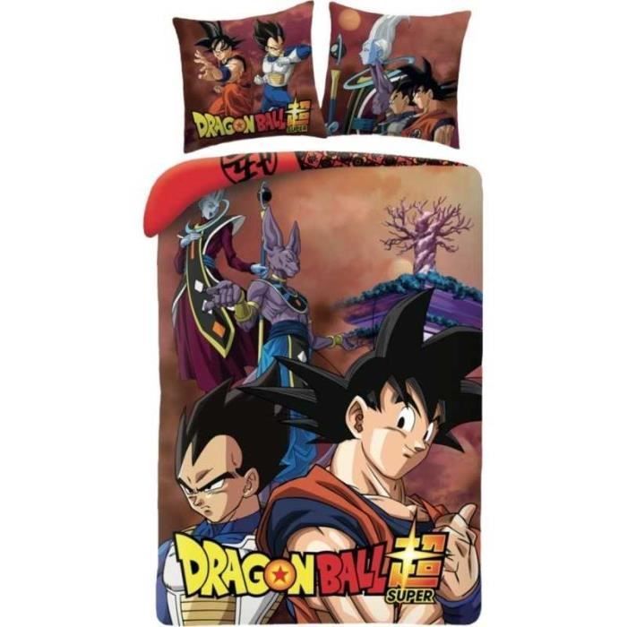 Dekbedovertrekset - Dragon Ball Z - 140x200 cm - 100% microvezel - Machinewasbaar op 40°C - Officieel