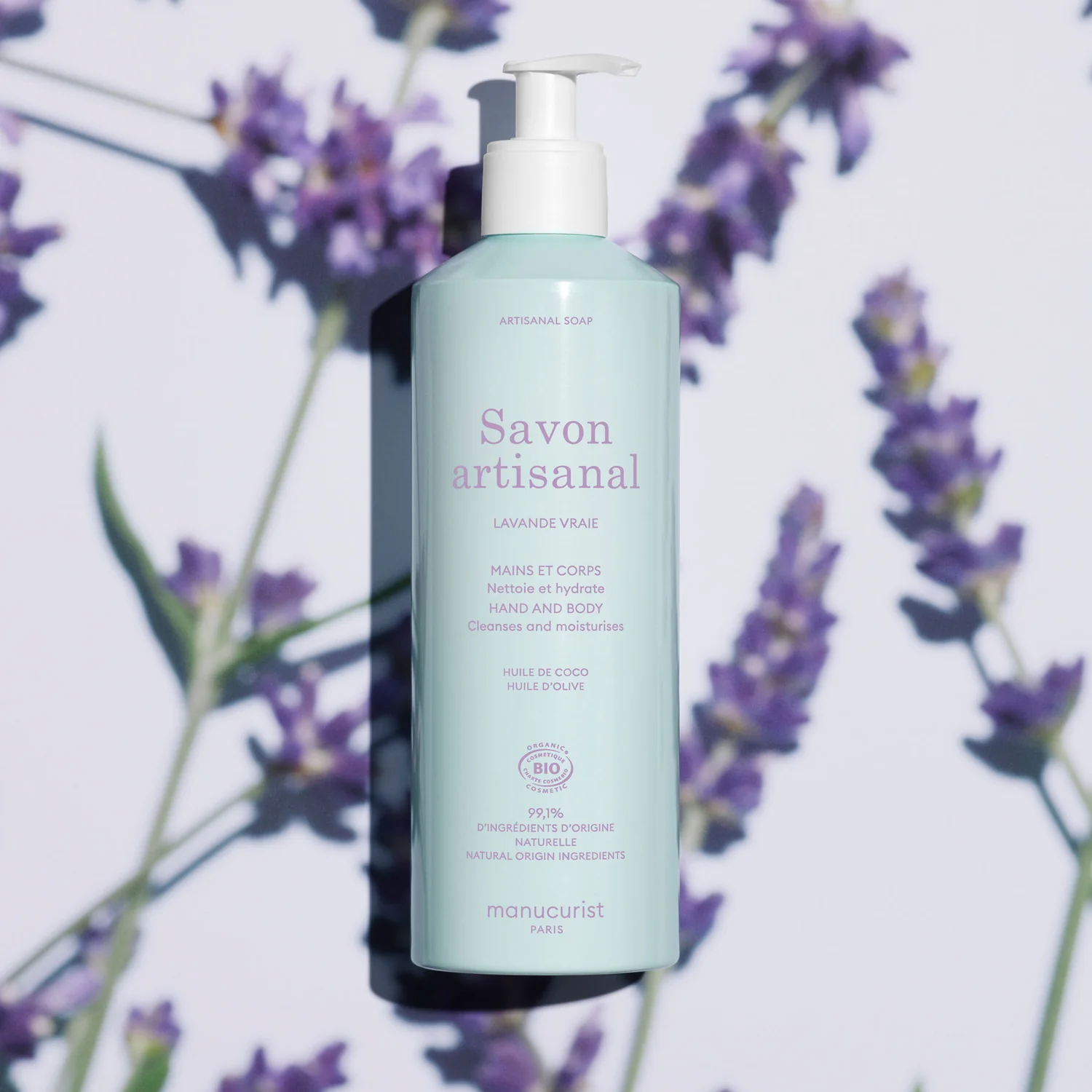 Soins - 500 ml Savon Artisanal Parfum Lavande Vraie - 500ml