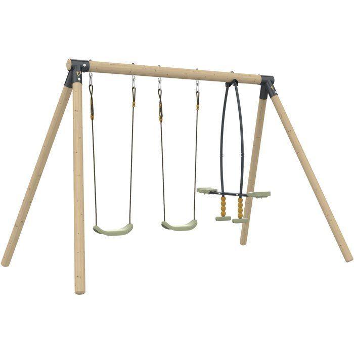 Swing Set - 2 Facing Swings - SHERWOOD ANEMONE - TP TOYS