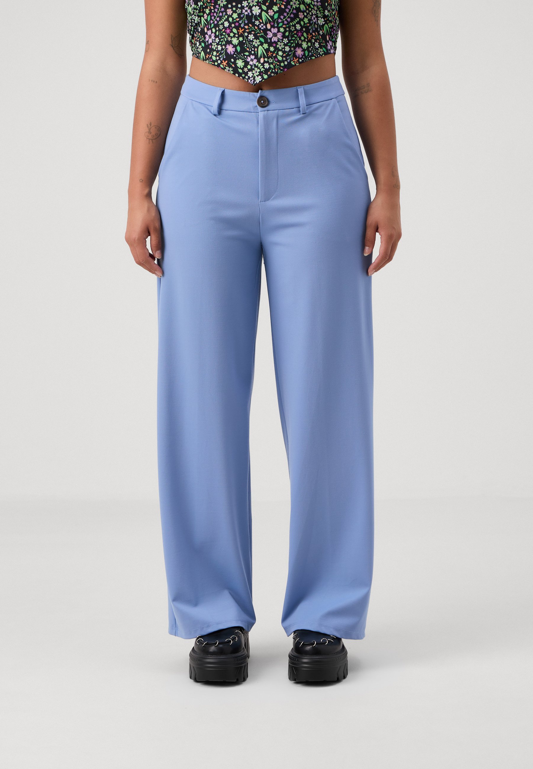 Even&Odd Petite Broek - lichtblauw