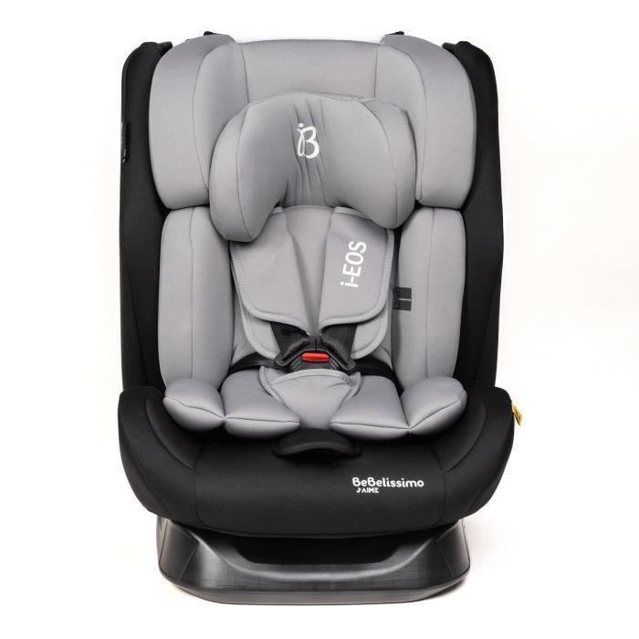 BEBELISSIMO - Seggiolino auto I-size - gruppo 0+/1/2/3 - (0-36 kg) - Reclinabile - 40-150 cm - i-EOS - grigio