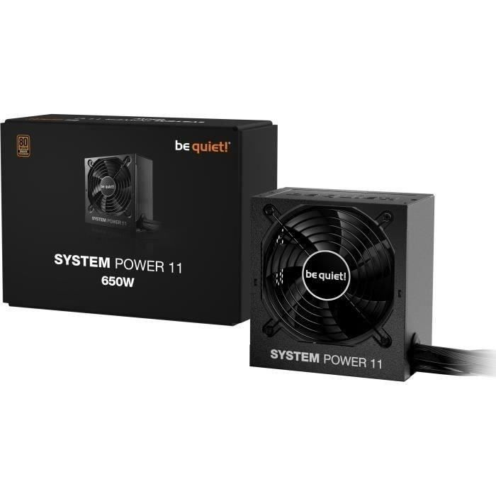 BE QUIET! - Systèm Power 11 - Alimentation PC - 650 W