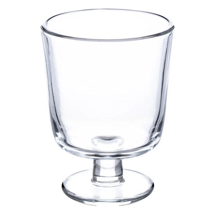 Set di 6 bicchieri da vino impilabili, 30 cl, trasparenti